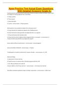 Apea Practice Test Actual Exam Questions With Detailed Answers&vert; Grade A&plus;