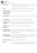 Lesson 1 Test Bank &sol; Course Foundations Exam &sol; 2025 Update &sol; Score 100&percnt;