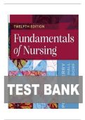 TEST BANK FOR Fundamentals of Nursing 12th Edition by Patricia A&period; Potter &comma; Anne G&period; Perry&period;ISBN&colon;978-0443124068 COMPLETE GUIDE ALL CHAPTERS COVERED 100&percnt; VERIFIED A&plus; GRADE ASSURED&excl;&excl;&excl;&excl;&excl; NEW LATEST UPDATE&excl;&excl;&excl;&excl;&excl;