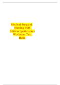 Medical-Surgical Nursing&colon; Concepts for Interprofessional Collaborative Care &lpar;10th Edition&comma; Ignatavicius & Workman&rpar; &ndash; Test Bank
