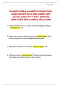 ILLINOIS PUBLIC ADJUSTER EXAM STUDY GUIDE REVIEW 2025-2026 BRAND NEW ACTUAL EXAM WITH 100- VERIFIED QUESTIONS AND CORRECT SOLUTIONS 