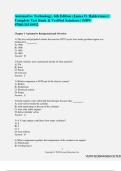 Automotive Technology&comma; 6th Edition &lpar;James D&period; Halderman&rpar; &vert; Complete Test Bank