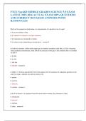 FTCE NavaED MIDDLE GRADES SCIENCE 5-9 EXAM LATEST 2025-2026 ACTUAL EXAM 100- QUESTIONS AND CORRECT DETAILED ANSWERS WITH RATIONALES 