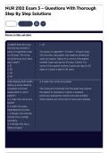 NUR 2102 Exam 3 &ndash; Questions With Thorough Step By Step Solutions