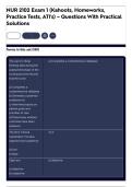 NUR 2102 Exam 1 &lpar;Kahoots&comma; Homeworks&comma; Practice Tests&comma; ATI's&rpar; &ndash; Questions With Practical Solutions