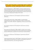 APPA CEFP SECTION 2 QUESTIONS WITH CORRECT ANSWERS LATEST 2025&sol;2026 UPDATE &vert; RATED A&plus;