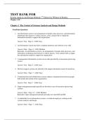 Test Bank For System Analysis and Design Methods 7th Edition by Whitten & Bentley Chapter 1-20