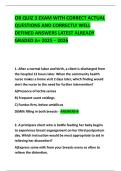 OB QUIZ 3 EXAM WITH CORRECT ACTUAL QUESTIONS AND CORRECTLY WELL DEFINED ANSWERS LATEST ALREADY GRADED A&plus; 2025 &ndash; 2026