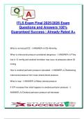 ITLS Final Exam &vert; 2025&sol;2026 &vert; 100 Solved Questions &vert; TBI&comma; Burns&comma; ICP&comma; Hemorrhage&comma; Perfusion &vert; Advanced Paramedic & Trauma Nursing