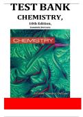 TEST BANK FOR ZUMDAHL CHEMISTRY 9TH EDITION &lpar;Complete Test Bank with Questions and Answers&rpar;