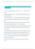 Actual 2025&sol;2026 COR 106 &lpar;Actual&rpar; Exam with Complete Solutions Already Passed