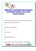 QDM Exam 1 &lpar;69 Questions&rpar; &ndash; Operations Management&comma; Strategy & Forecasting