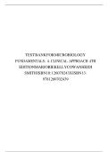 Test Bank For Microbiology Fundamentals A Clinical Approach 2024 Release Marjorie Kelly Cowan&comma; Heidi Smith and Jennifer Lusk Chapter 1-22 &vert; Complete Solution Guide&period;