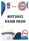 BOT2603 EXAM PACK 2025 &lbrace;LATEST QUESTIONS AND ANSWERS&rcub;