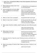 Core Civic- Correctional Officer Final Test Questions And Answers With Verified Solutions&excl;&excl;&excl;