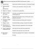 Civics midterm core exam study guide with 100&percnt; correct answers &vert; verified