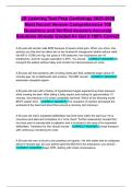 JB Learning Test Prep Cardiology 2025-2026 Most Recent Version Comprehensive 100 Questions and Verified Answers Accurate Solutions Already Graded A&plus; Get it 100&percnt; Correct