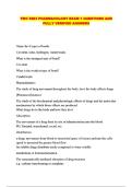TWC 5663 PHARMACOLOGY EXAM 1 QUESTIONS AND FULLY VERIFIED ANSWERS