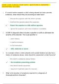 ASWB LCSW CLINICAL EXAM 2025 &vert; QUESTIONS & ANSWERS - GAURANTEED SUCCESS