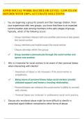 ASWB SOCIAL WORK BACHELOR LEVEL &sol; LSW EXAM 2025&sol;2026 WITH 100&percnt; ACCURATE SOLUTIONS