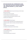 DTR EXAM REVIEW 2025 COMPREHESIVE EXAM  100&plus; QUESTIONS AND WELL DETAILED ANSWERS  100&percnt; VERIFIED GRADED A&plus;&vert;&vert; LATEST UPDATE  2025&sol;26 