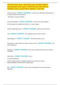 FNP PRACTICUM QUIZ 1 QUESTIONS AND ANSWERS NEWEST DOWNLOADED 2025&sol;2026 A COMPLETE EXAM SOLUTION ALL ANSWERS 100&percnt; ACCURATE BEST GRADED A&plus; FOR PASS