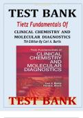 Complete Test Bank Tietz Fundamentals of Clinical Chemistry and Molecular Diagnostics 7th Edition Burtis Questions & Answers with rationales &lpar;Chapter 1-49&rpar;