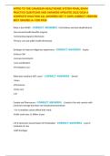 INTRO TO THE CANADIAN HEALTHCARE SYSTEM FINAL EXAM PRACTICE QUESTIONS AND ANSWERS UPDATED 2025&sol;2026 A COMPLETE SOLUTION ALL ANSWERS GET IT 100&percnt; CORRECT VERIFIED BEST GRADED A&plus; FOR PASS