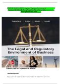 The Legal and Regulatory Environment of Business &ndash; Solution Manual &lpar;19th Edition&comma; Pagnattaro&comma; Cahoy&comma; Magid & Shedd&rpar; &ndash; Complete Chapter Solutions