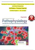 TEST BANK For Davis Advantage for Pathophysiology Introductory Concepts and Clinical Perspectives 3rd Edition &lpar; Theresa Capriotti&comma; 2024&rpar; &vert;&vert;Complete A&plus; Guide
