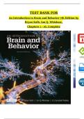 Test Bank for An Introduction to Brain and Behavior&comma; 7th Edition Bryan Kolb &vert; Chapters 1-16 &vert; Latest 2025-2026 Edition