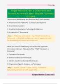 Togaf Practice Test 1 Questions and  Correct Answers&sol; Latest Update &sol; Already  Graded