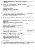 MFR Study Guide With 100&percnt; Correct Answers &vert; Verified