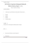Test Bank for Comprehensive Radiographic Pathology 8th Edition by Ronald Eisenberg All Chapters Included &vert; 100&percnt; Verified Answers &vert; Updated Version&period; 2025