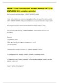 BCMAS Exam Questions and answers Newest RATED A&plus; 2025&sol;2026 With complete solution 