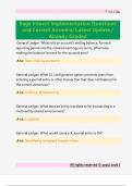 Sage Intacct Implementation Questions  and Correct Answers&sol; Latest Update &sol;  Already Graded 