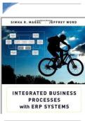Test Bank For Integrated Business Processes With ERP Systems 1st Edition by Simha R&period; Magal &vert; Complete Solution &vert; Guide A&plus;&period;