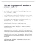 NSG-403 ch-18 homework questions n answers graded A&plus;