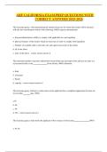ARF CALIFORNIA EXAM PREP QUESTIONS WITH CORRECT ANSWERS 2025-2026