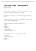 NSG 2000 - Exam 1 questions well answered