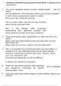 Salesforce Certified Associate Exam Study Notes &plus; Glossary Terms AnswereCorrectly&excl;&excl;&excl;