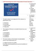 ASCP Hematology Exam &lpar;MLT&rpar; Study Guide & Practice Questions