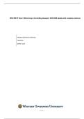 WGU MGT2 Task 3&colon; Monitoring & Controlling Analysis &vert; 2025-2026 Update with complete solutions&period;