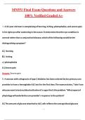 MN551 Final Exam &lpar;Latest 2026&sol;2027 Update&rpar; Complete Questions and Guide Answers&comma; 100&percnt; Verified Graded A&plus;