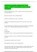 Indiana Pesticide Applicator Core Exam- PART 8 Questions and Actual Answers&period;