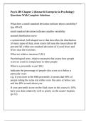 Psych 289 Chapter 2 &lpar;Research Enterprise in Psychology&rpar; Questions With Complete Solutions