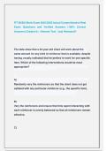 FIT BCBA Mock Exam 2025&sol;2026 Actual Comprehensive Real  Exam Questions and Verified Answers &lpar;100&percnt; Correct  Answers&rpar; Graded A&plus; &vert; Newest Test &sol; Just Released&excl;&excl; 