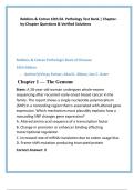 Robbins & Cotran Pathologic Basis of Disease &mdash; 10th Edition Test Bank &vert; Verified Answers & Rationales