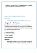 Test Bank &mdash; Robbins & Cotran Pathologic Basis of Disease &lpar;10th Ed&period;&rpar; &mdash; Verified Answers & Rationales