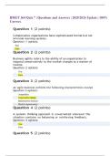 BMGT 364 Bundled Quizzes with complete solutions&period;